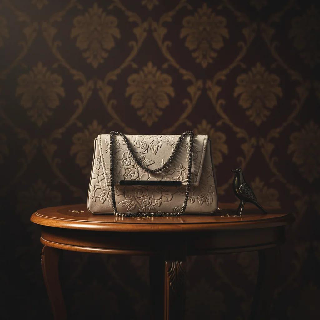 VPH Gift Store Santa Grey Fancy Box Sling Bag for Women & Girls