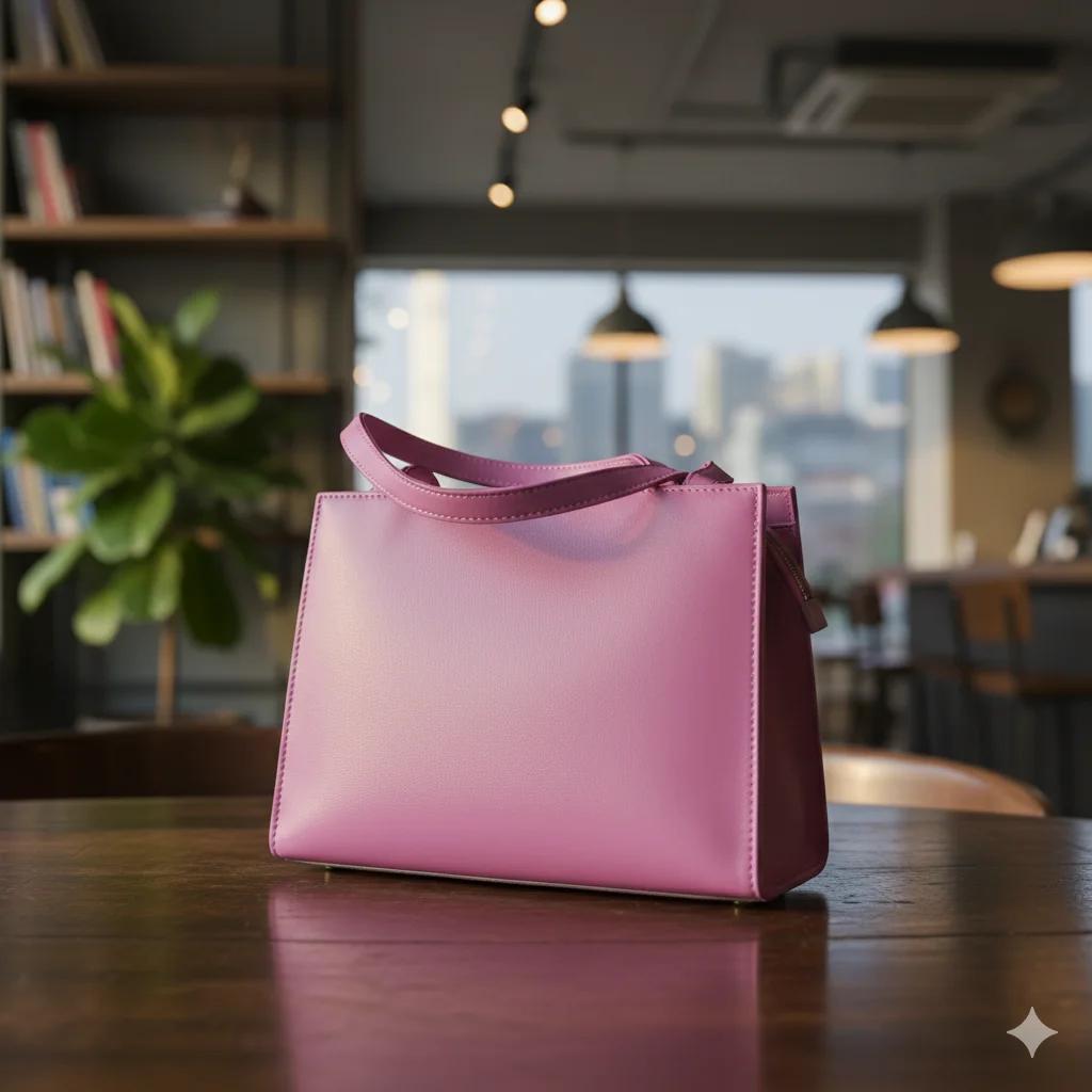 Value Gifts Women’s Fashion PU Leather Sling Bag in Sky Magenta