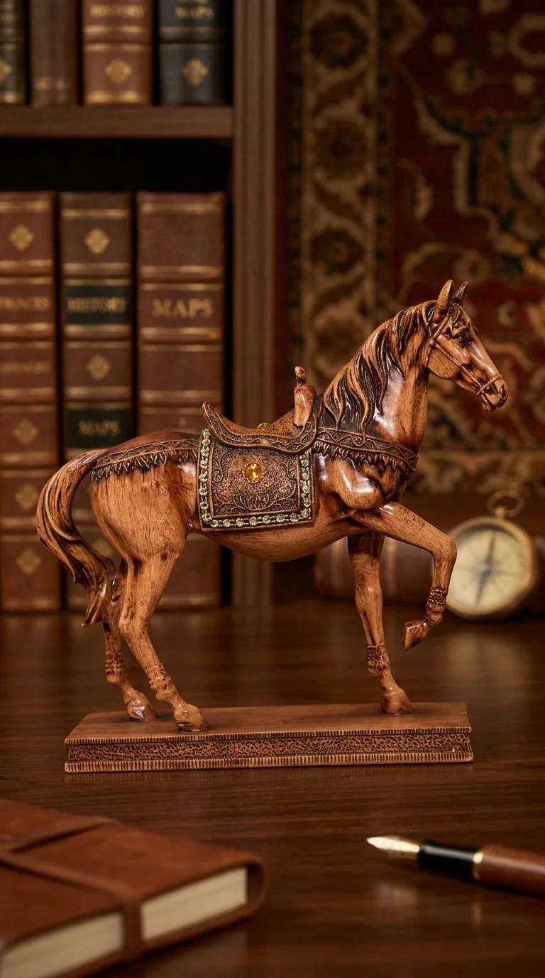 Value Gifts Elegant Horse Showpiece Figurine for Home Decoration