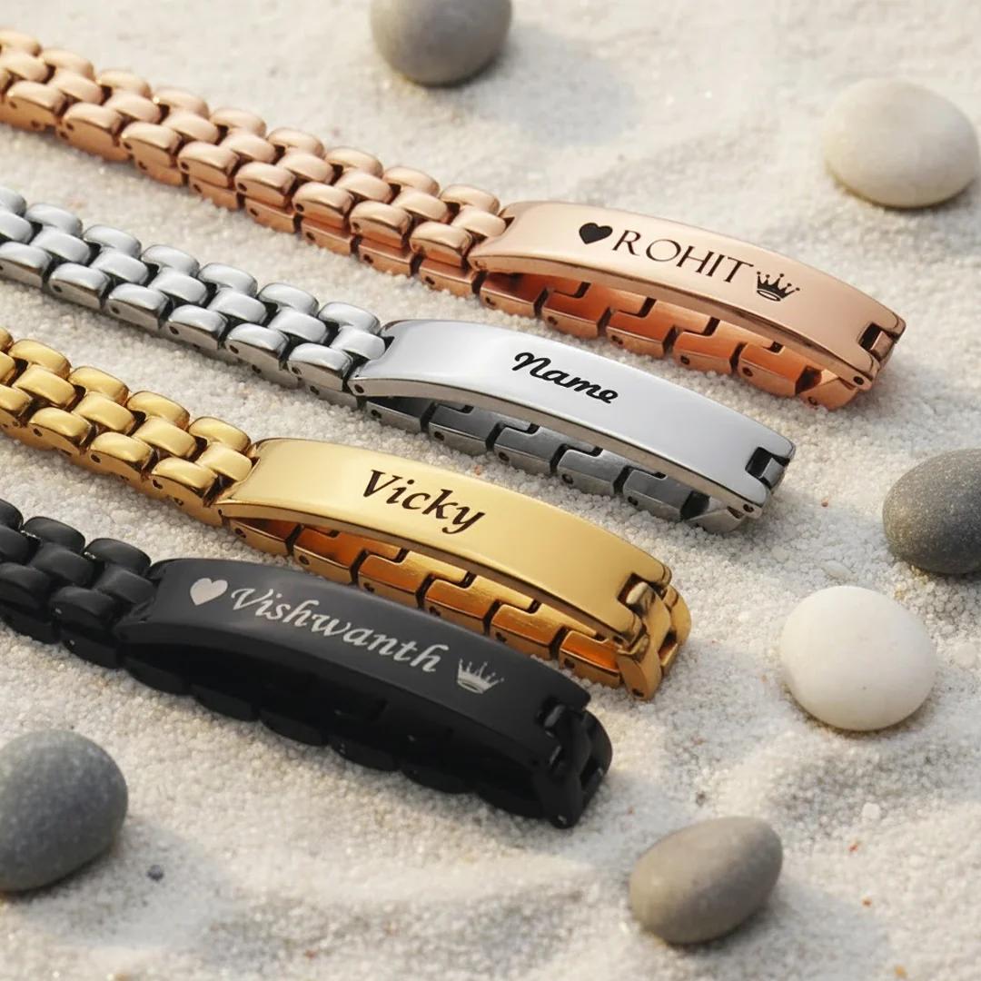 MH Decors Premium Black Bracelet Stylish and Timeless Accessory