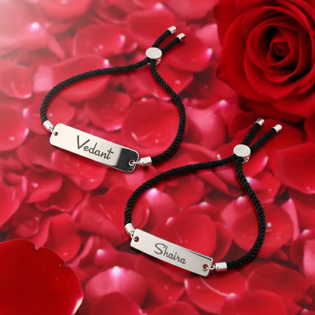 Zpics Personalised Bracelet for Men Women and Kids