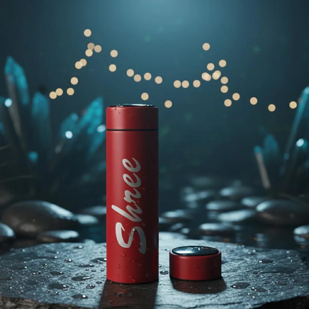 Zpics Smart Water Bottle Red