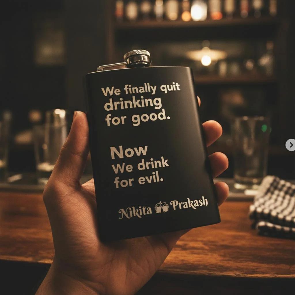 Zpics Vacuum Insulated Hip Flask 