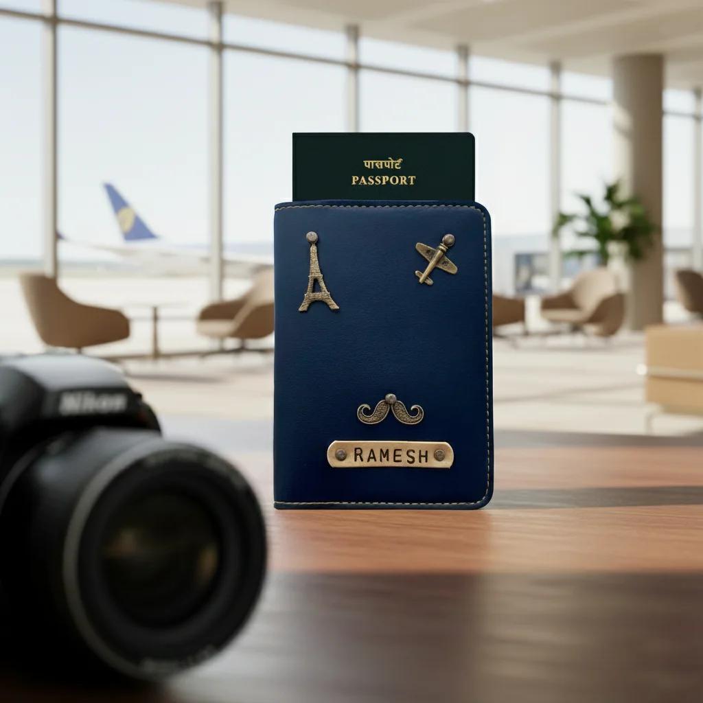 Zpics Passport Cover - Blue