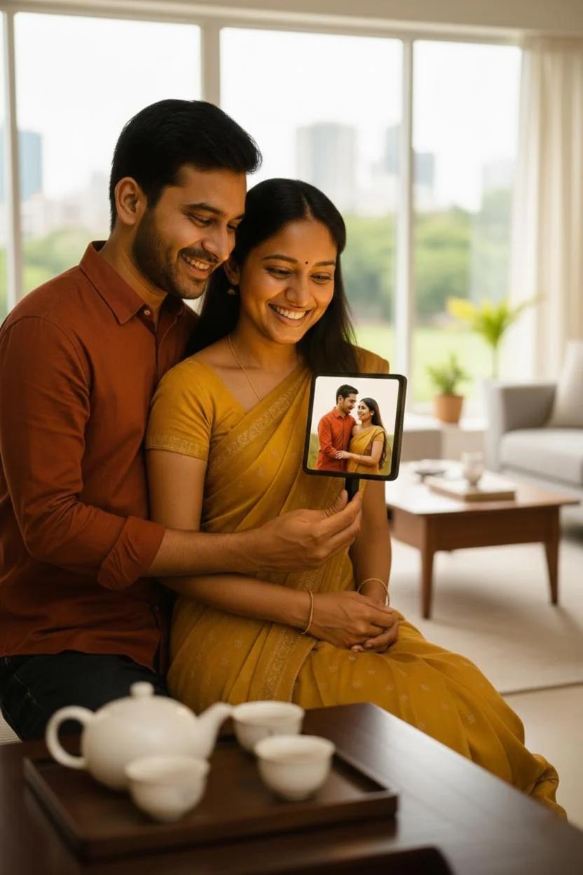 Zpics Personalised Photo Bedside Lamp