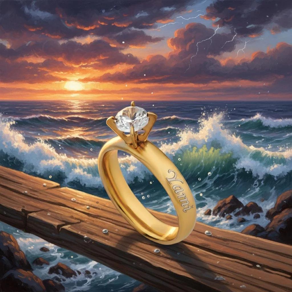 MH Decors Personalized Custom Name Rings – Stylish & Unique