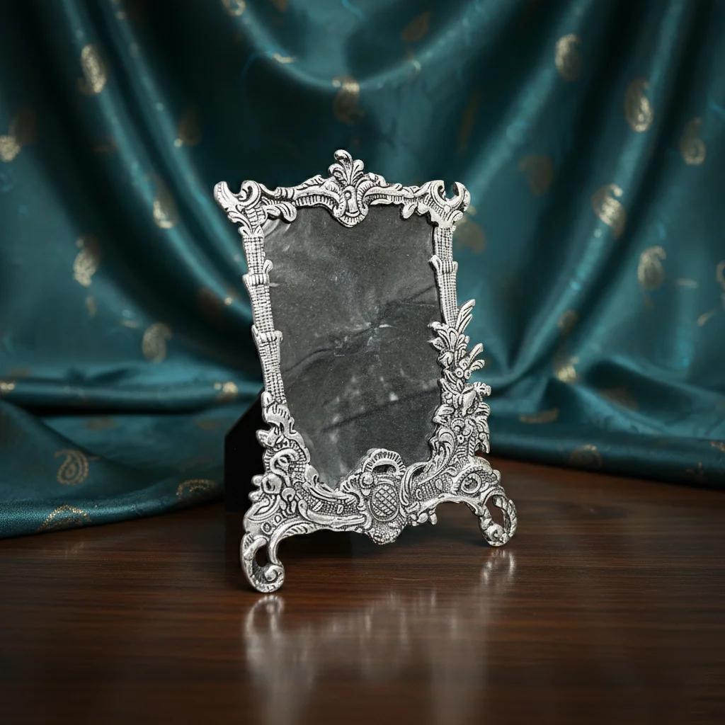 VPH Gift Store German Silver Antique Photo Frame Traditional Elegance for Your Most Treasured Photos