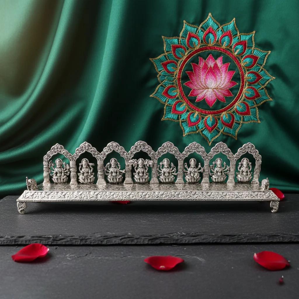 VPH Gift Store German Silver Murthis Idols for Home Décor and Temple Rituals