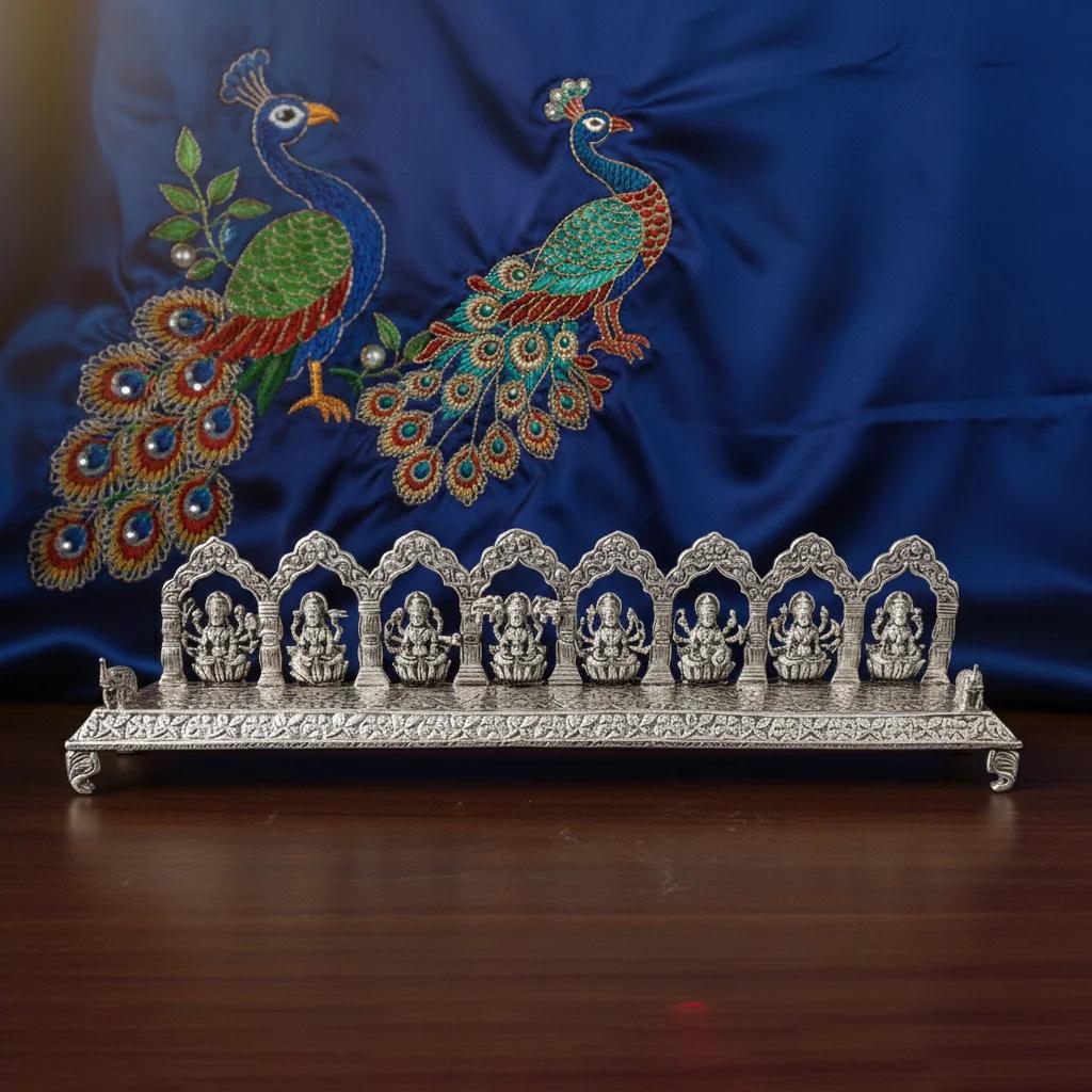 Value Gifts Exquisite German Silver Murthis Idols for Temple and Home Decor