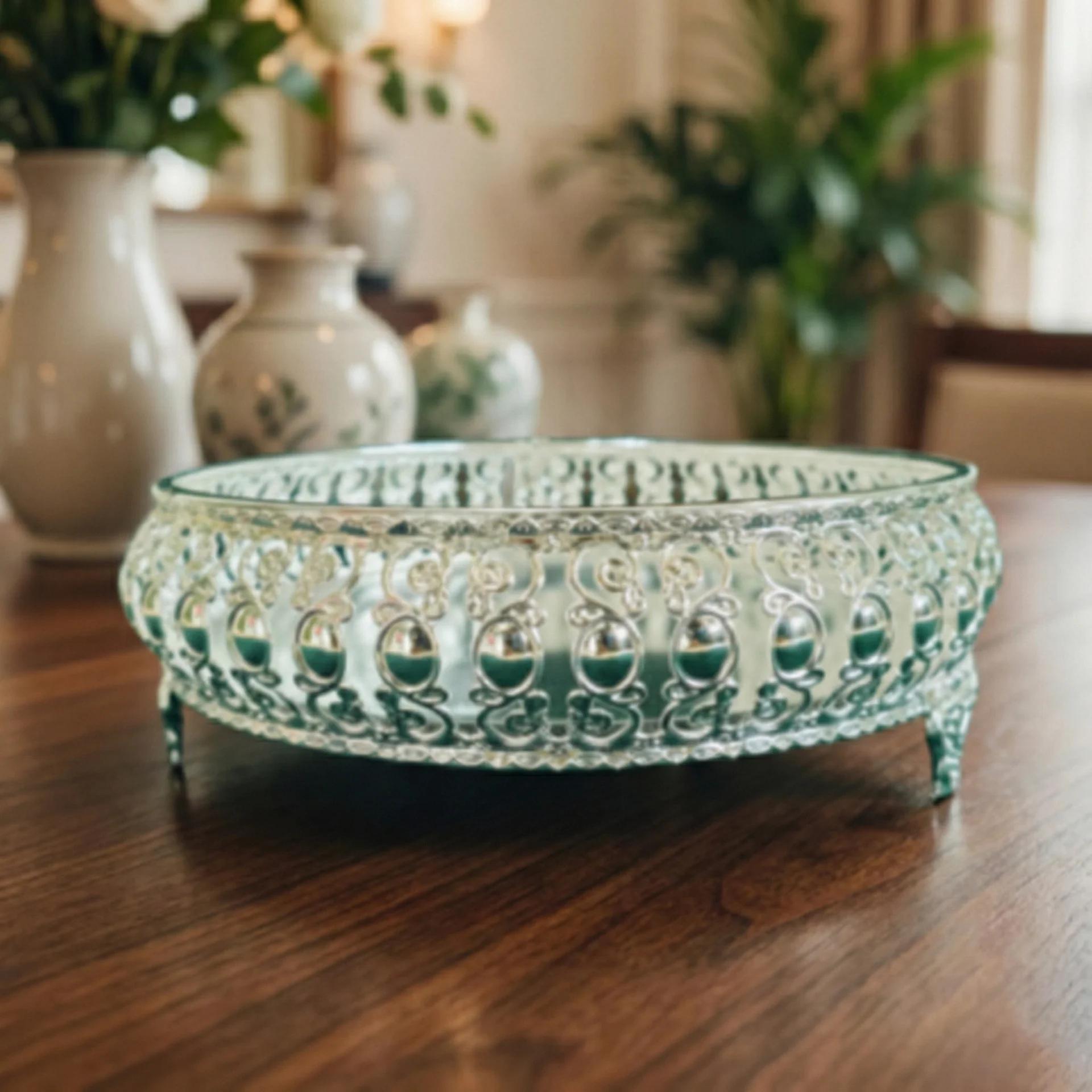 German Silver Pooja Thali Set for Spiritual Rituals Best Quality Puja Accessories