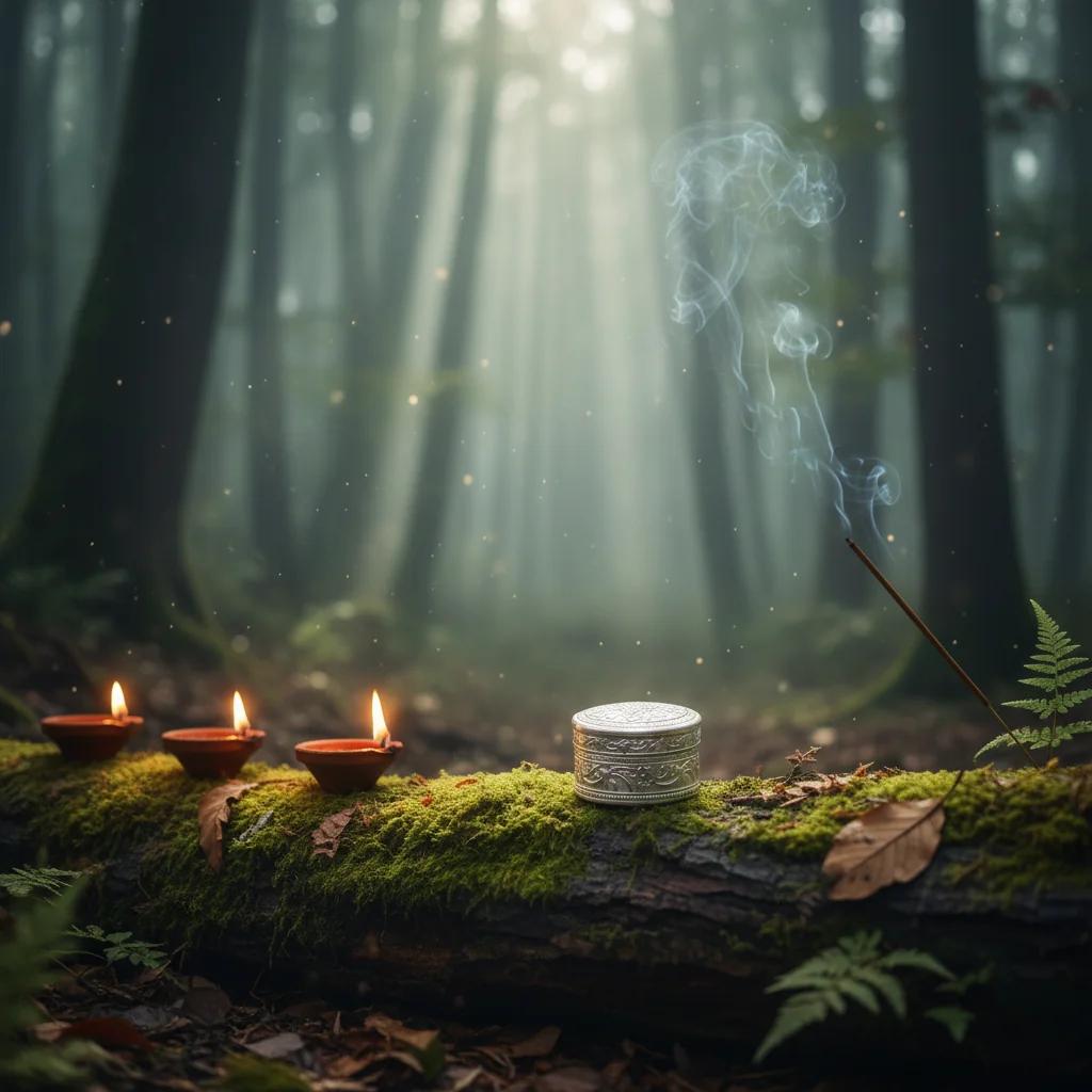 German Silver Home Temple Pooja Vessel Set for Everyday Worship