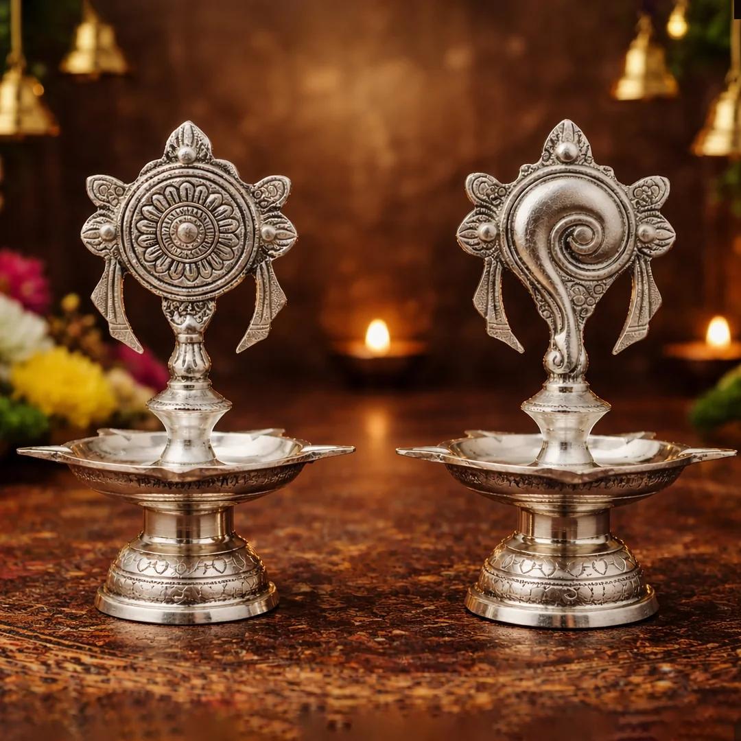 Brass Diya for Daily Aarti and Religious Pooja