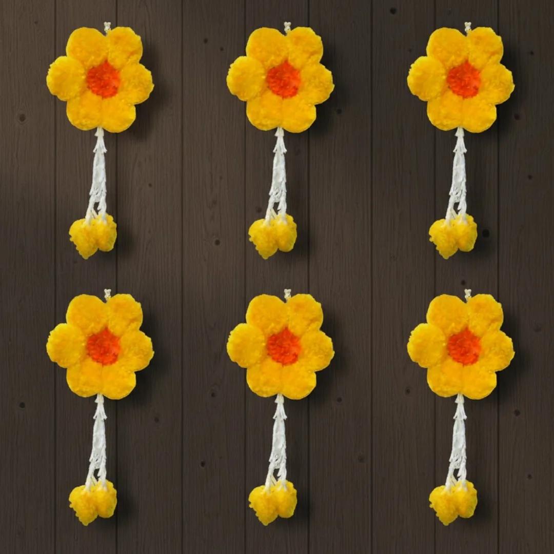 Decorative Artificial Flower Hangings (5 Pack)