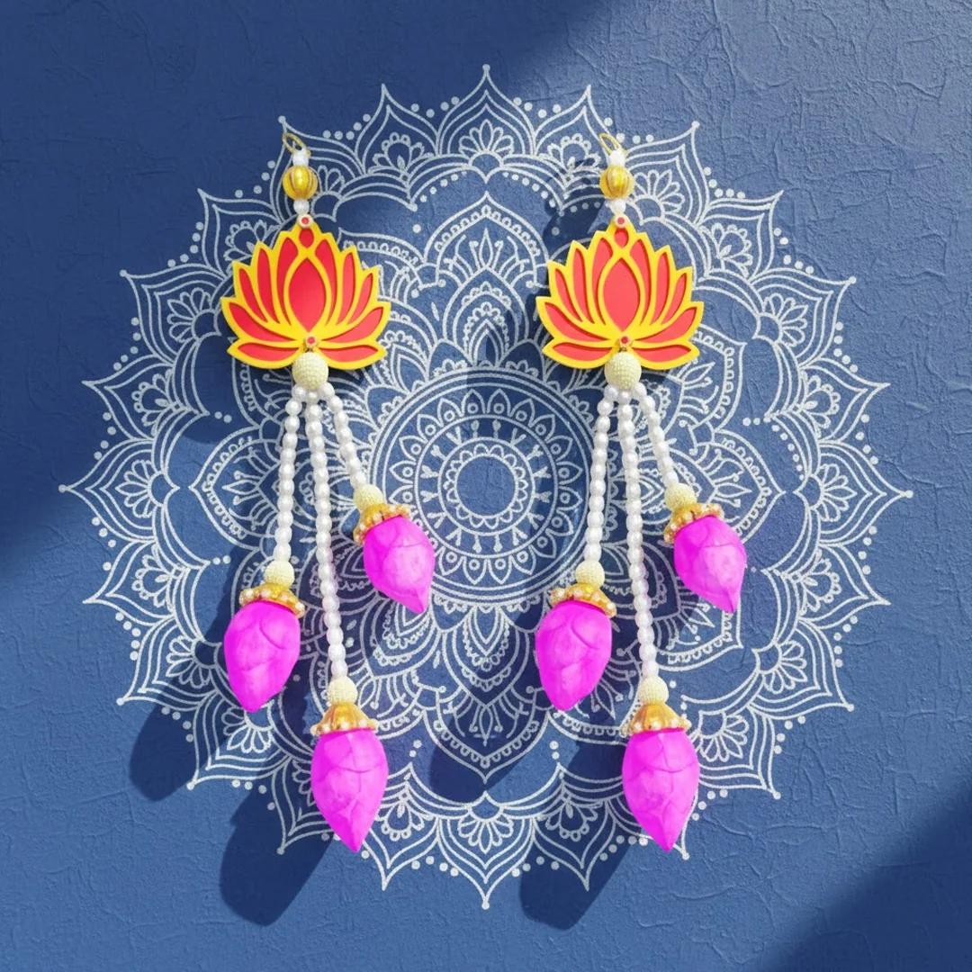 Sri Yagnaa Festive Artificial Flower Garland Hanging Strings for Temple Decoration