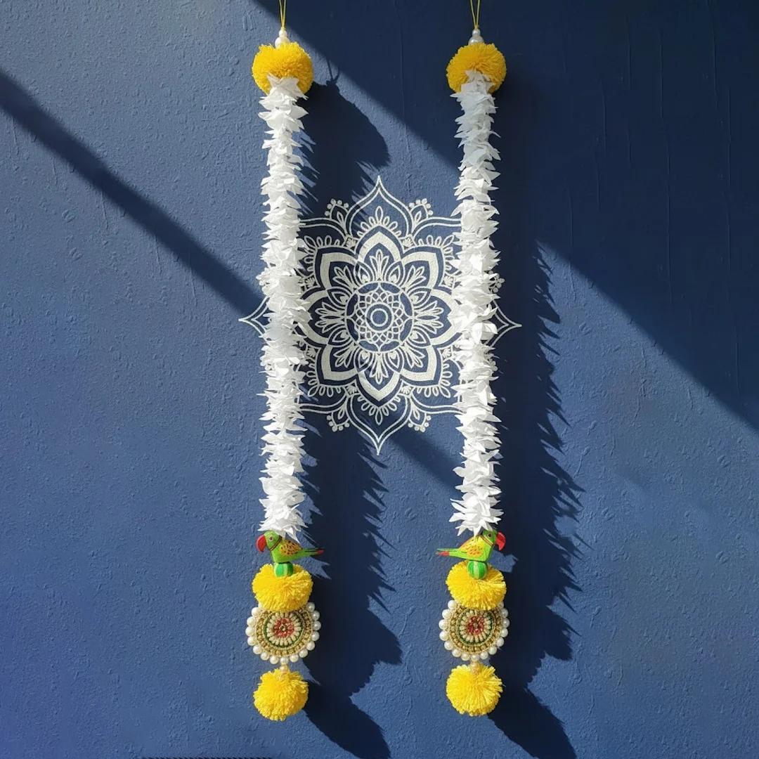 Sri Yagnaa Artificial Flower Hangings Decoration Pack