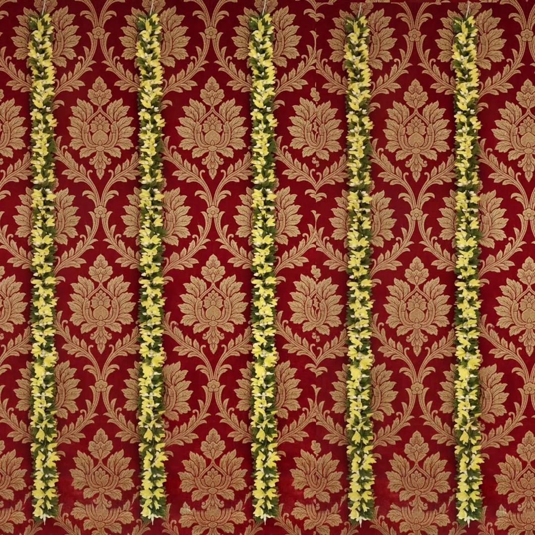 Sri Yagnaa Artificial Flower Garland String for Spiritual & Home Use