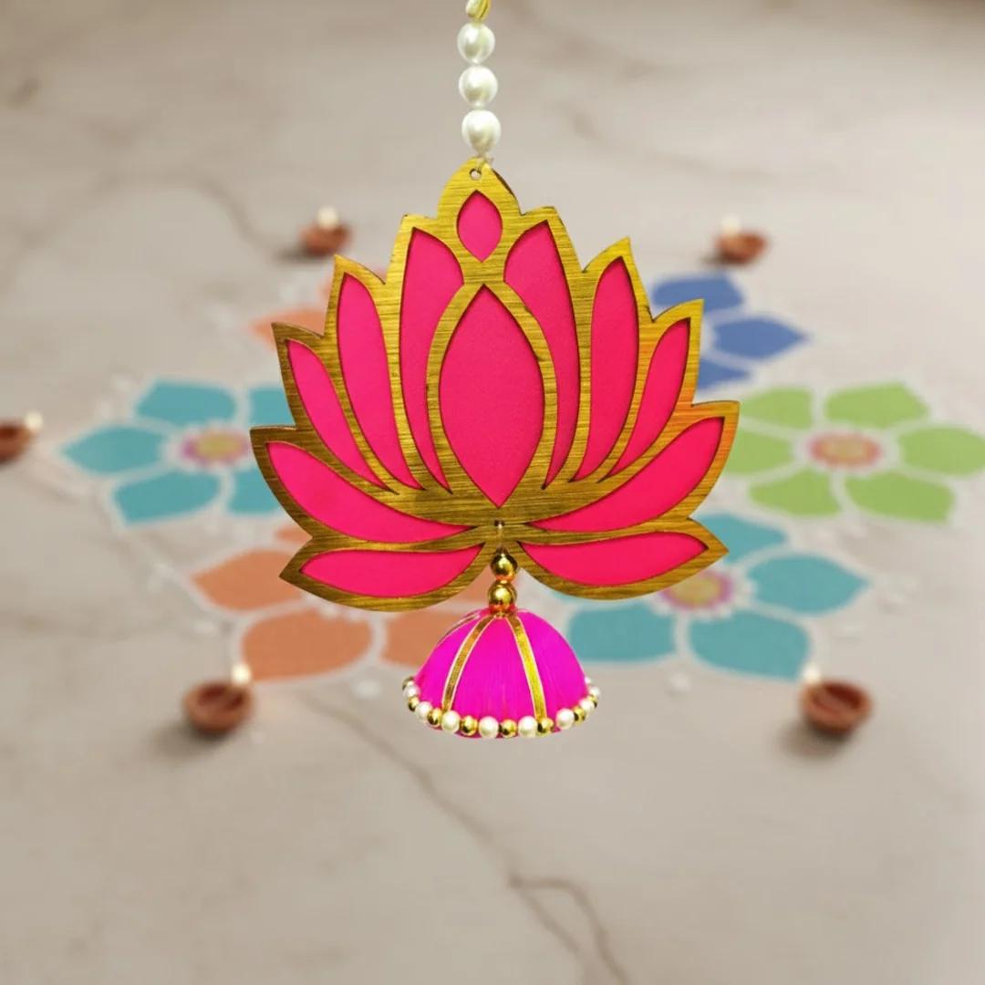 VPH Gift Store 9-Inch Big Lotus Flower for Puja & Home Decoration