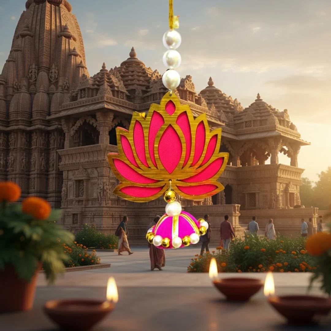 VPH Gift Store Set of Artificial Flower Garland Strings for Home Décor