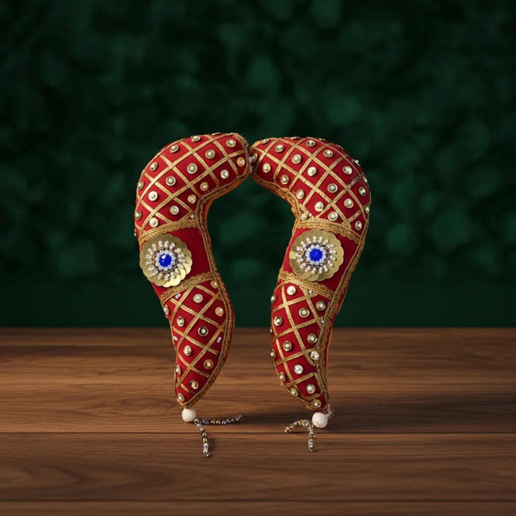 Value Gifts Varalakshmi Ammavari Wings in German Silver for Pooja