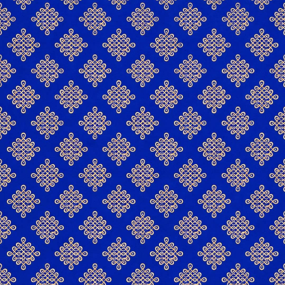 VPH Gift Store Red Decorative Muggu Design Backdrop (5x8 Ft)