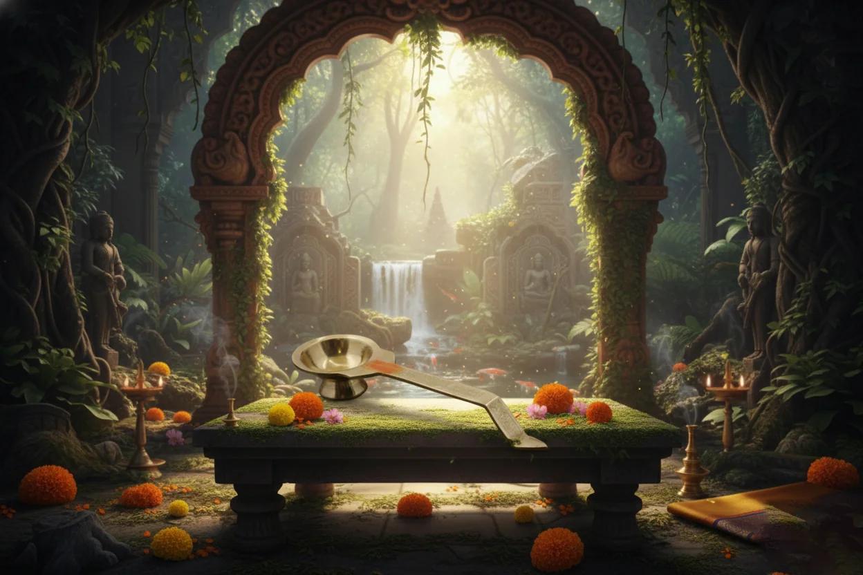 Sri Yagnaa Elegant Ekharathi for Ritual Use & Devotional Offerings