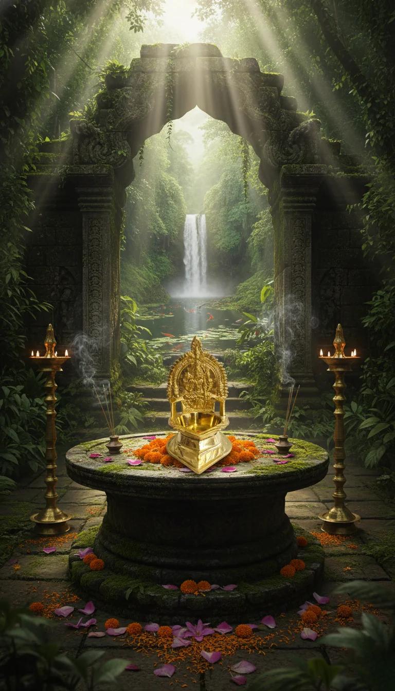 Sri Yagnaa Elegant Kamashi Diya Size 000 for Spiritual & Temple Lighting