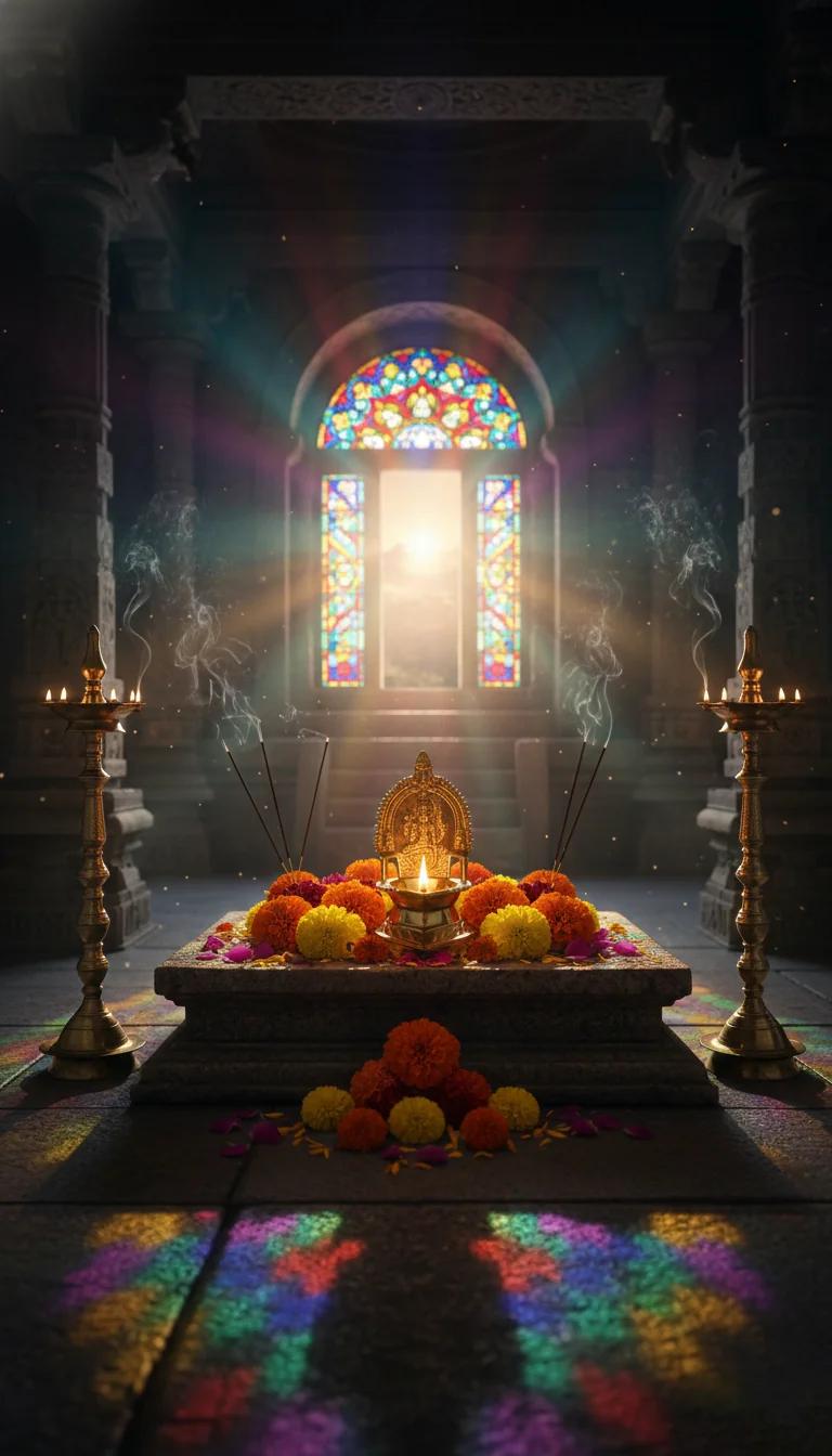 Sri Yagnaa Elegant Kamashi Diya Size 0 for Home Temple & Ritual Decor