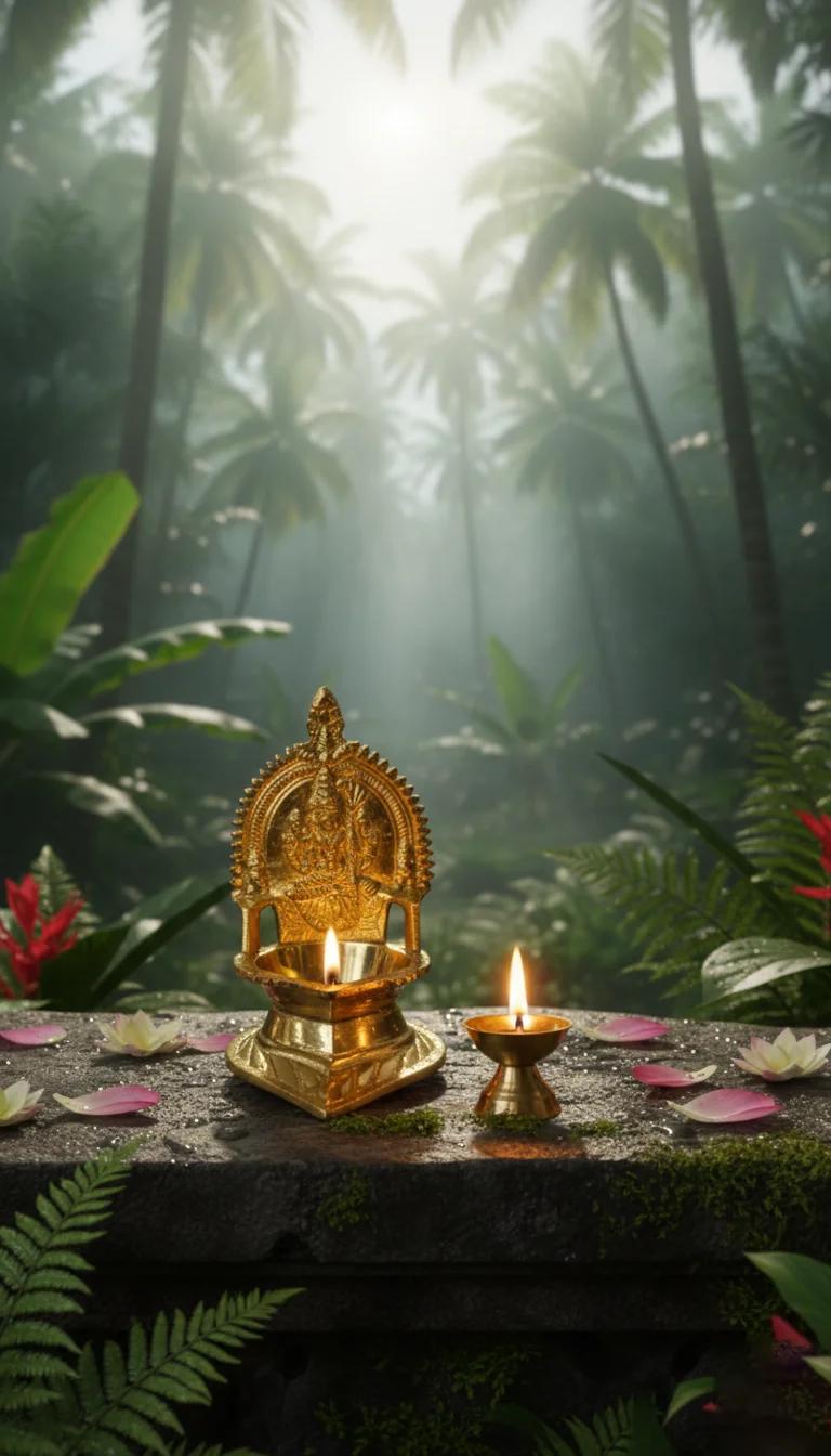 Sri Yagnaa Elegant Kamashi Diya Size 3 for Spiritual Lighting & Pooja