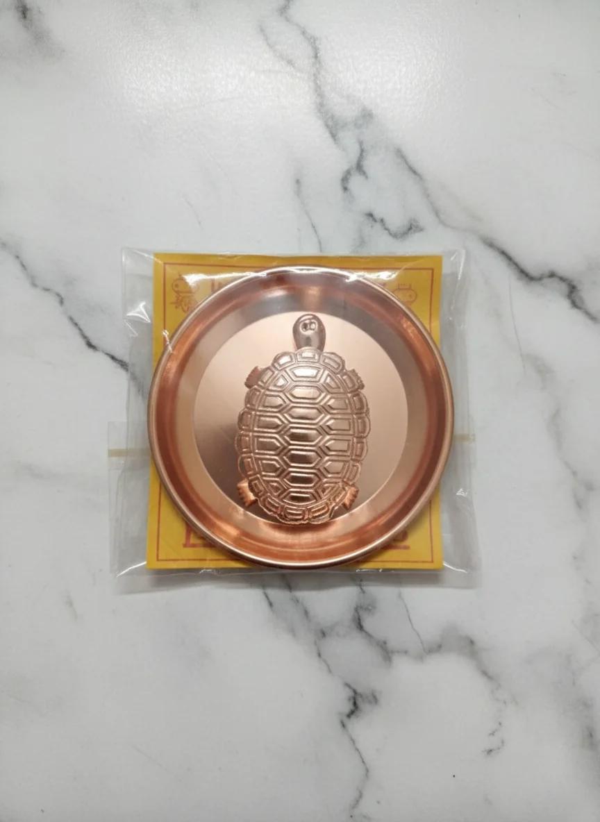 Sri Yagnaa Elegant Copper Tortoise Fengshui for Home & Office Decor