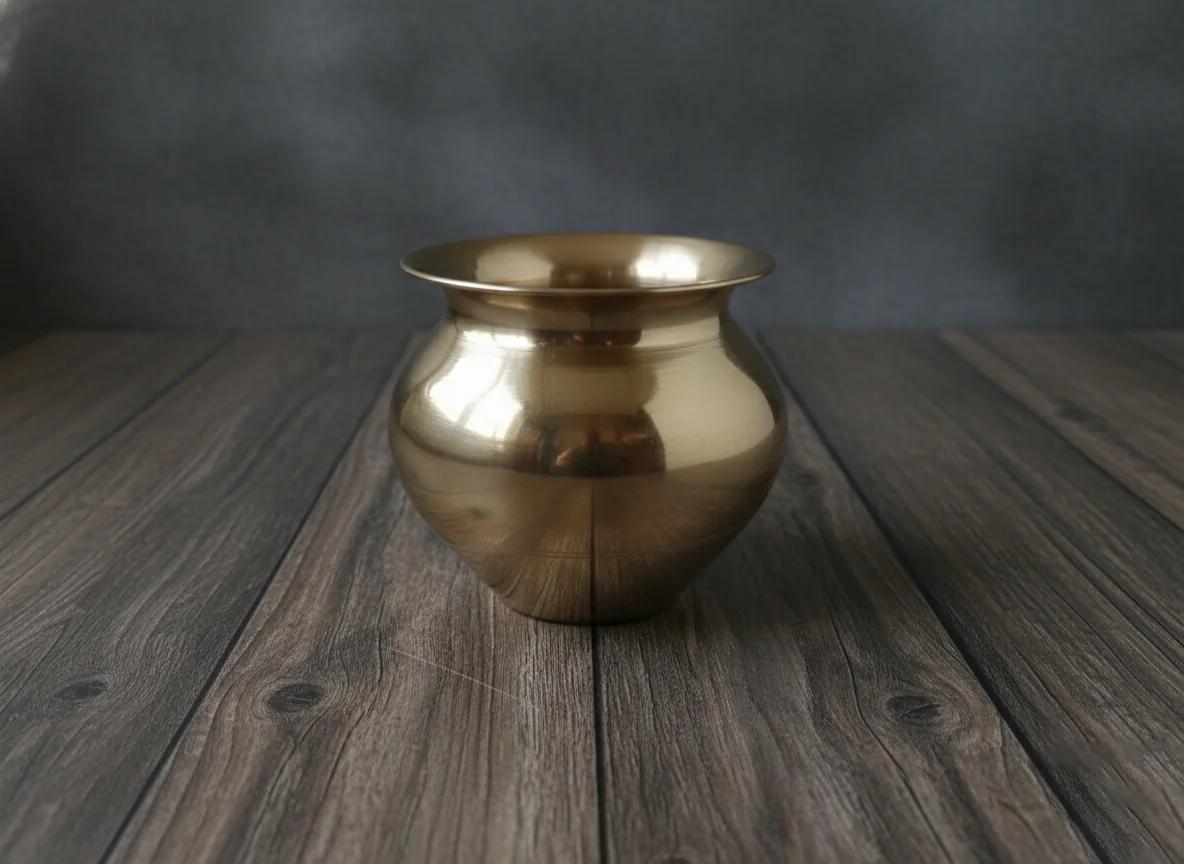 Sri Yagnaa Elegant Copper Kalasam for Pooja Offerings & Temple Use