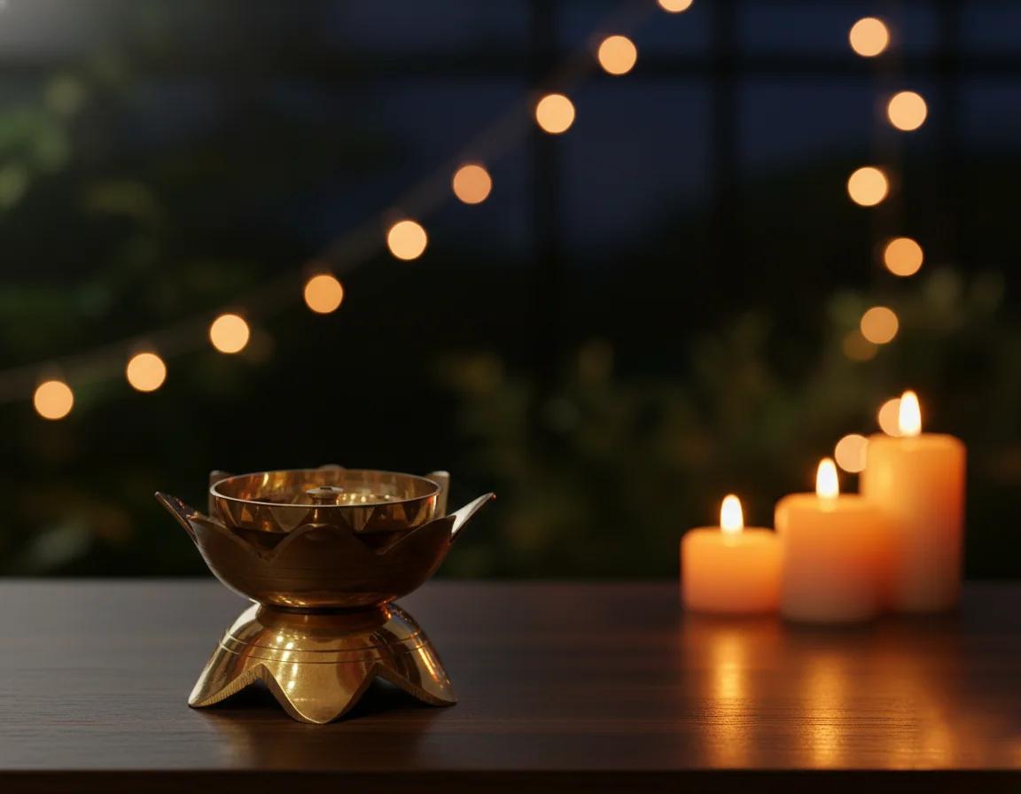 VPH Gift Store Premium Kamal Piyali Diya for Spiritual Lighting & Rituals