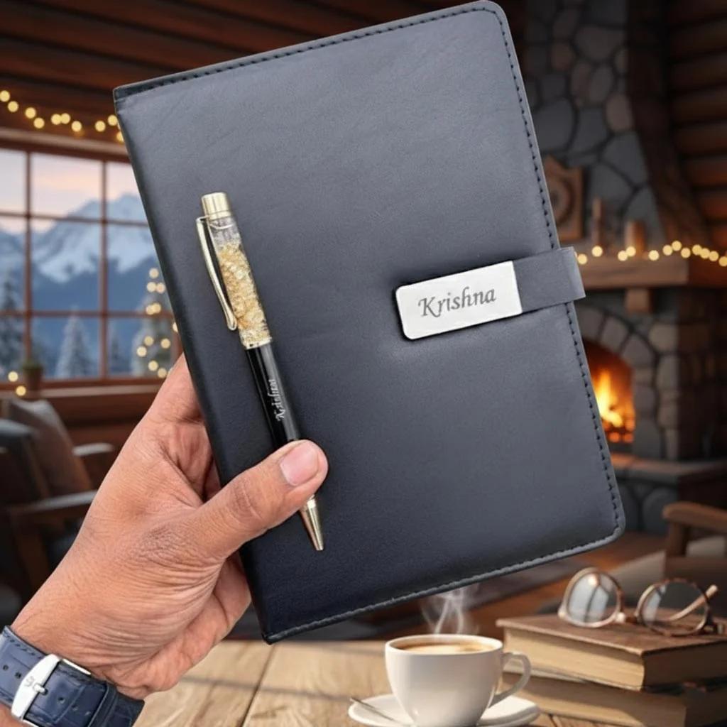 Custom Journal and Pen Set Personalized Gift for Writers