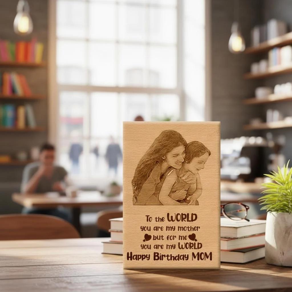 Custom Engraved Birthday Gift for Mother Personalized Present