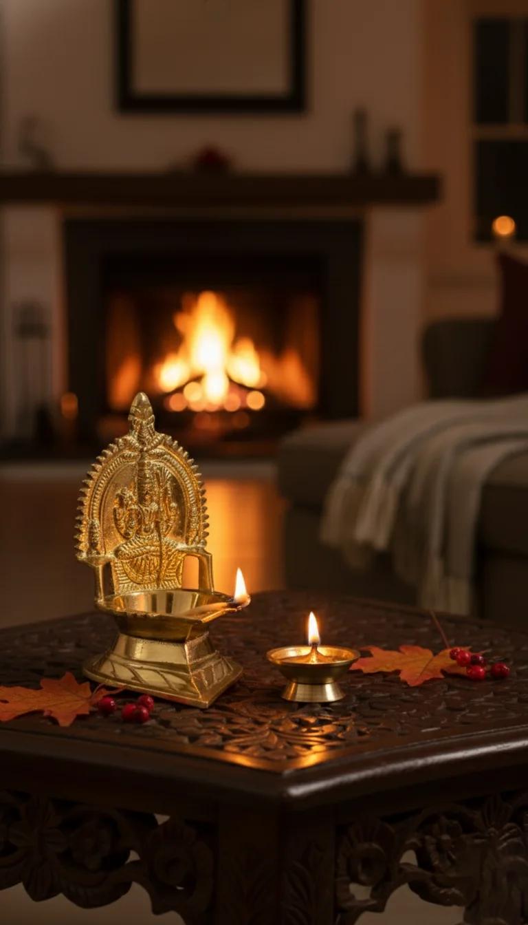 VPH Gift Store Elegant Kamashi Diya Size 5 for Spiritual Lighting & Pooja