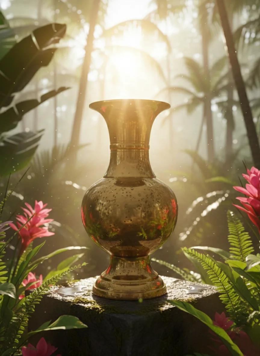 VPH Gift Store Elegant Brass Agarbathi Stand for Temple Pooja & Festival Lighting