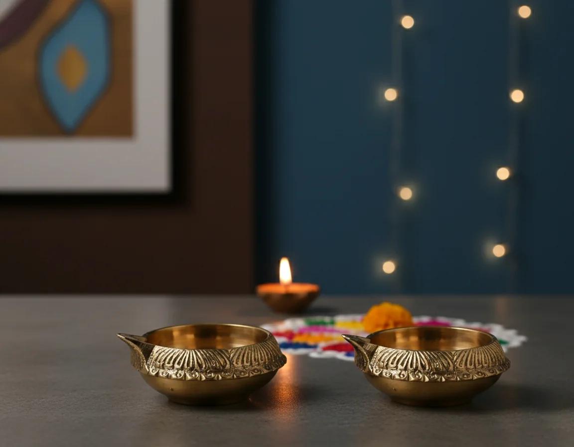 VPH Gift Store Premium Kubera Diya for Pooja Rituals & Festival Ceremonies