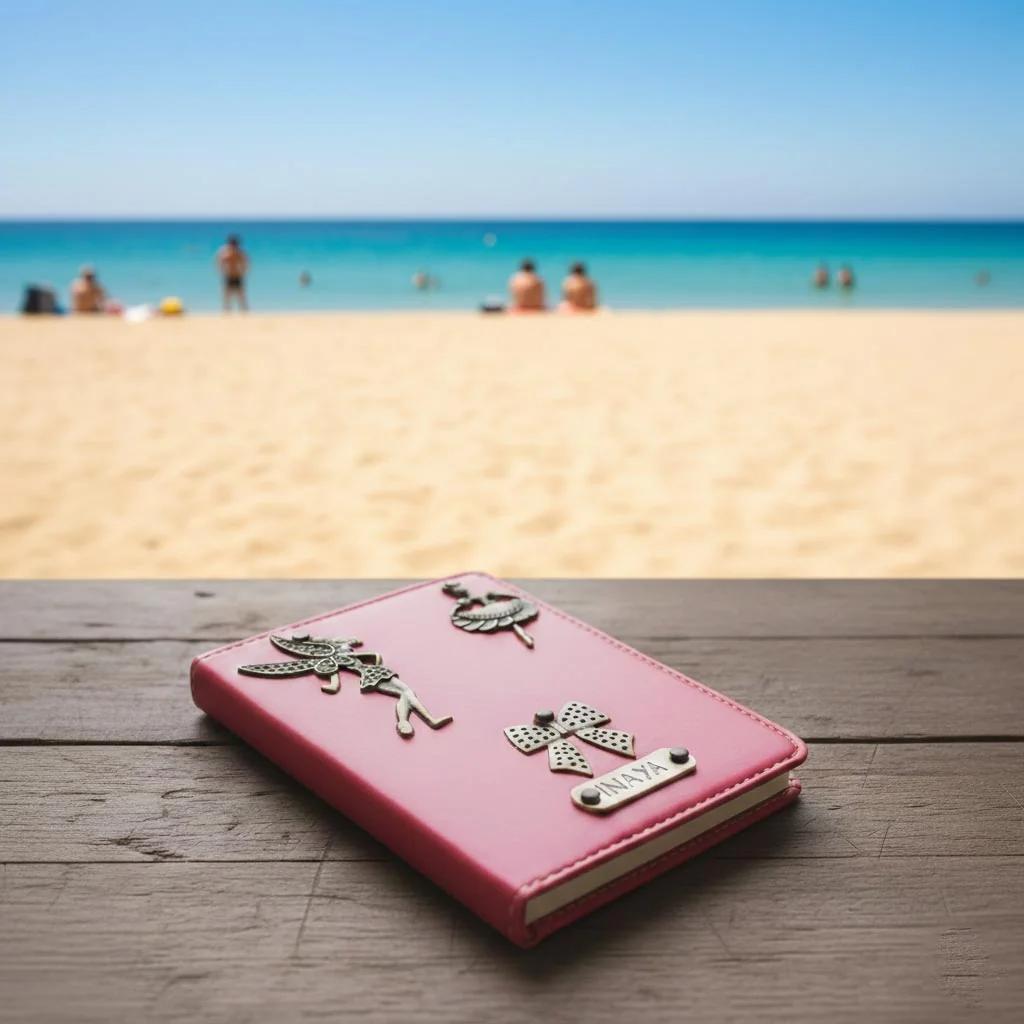 Pink Passport Cover Personalized Travel Accessory