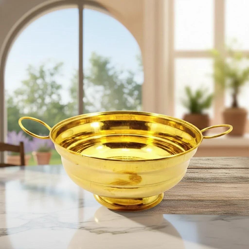 VPH Gift Store Premium Brass Gangalam for Temple Use & Pooja Rituals