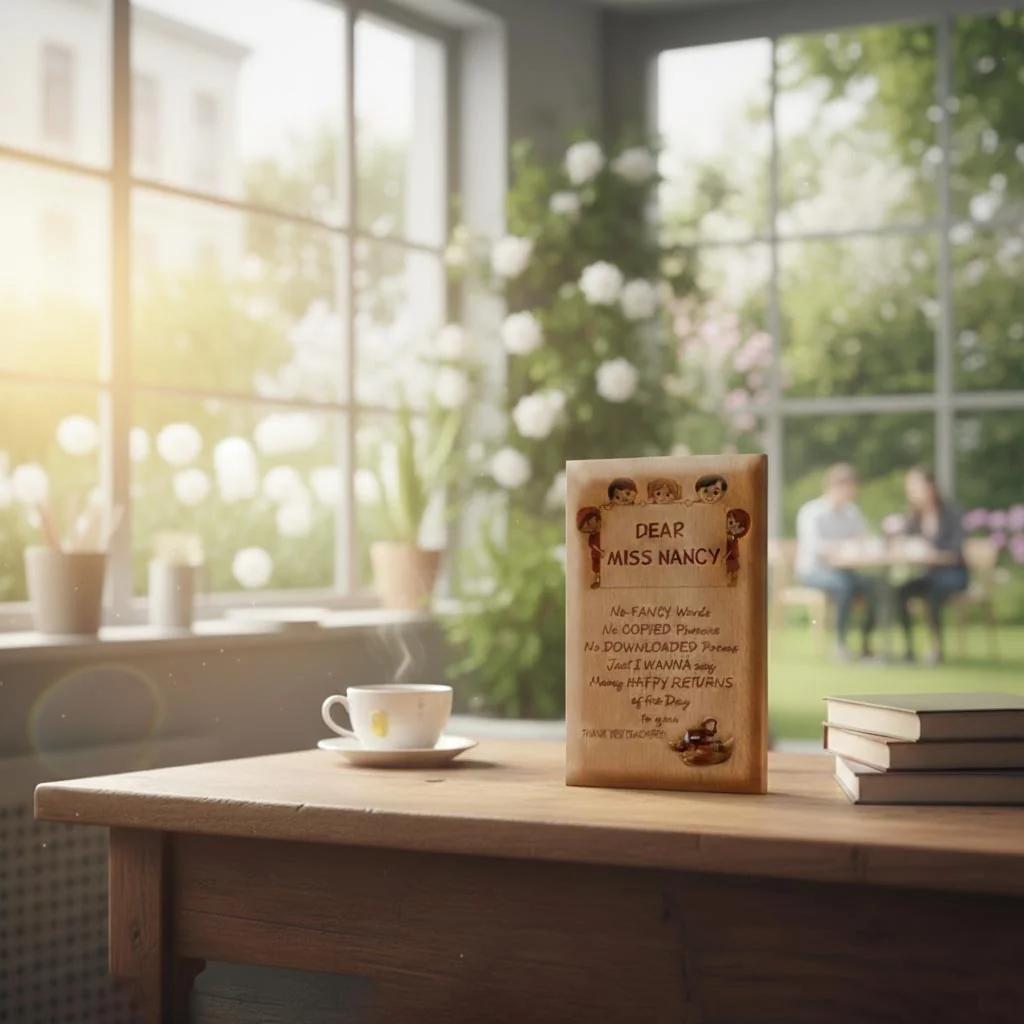 Personalized 9x15 Wooden Serving Plate