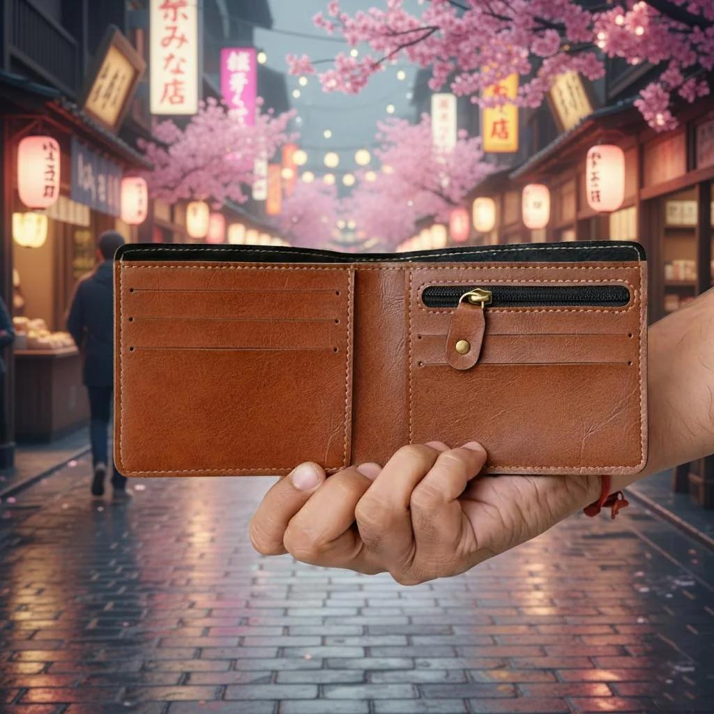 Durable Mens Leather Wallet Everyday Carry