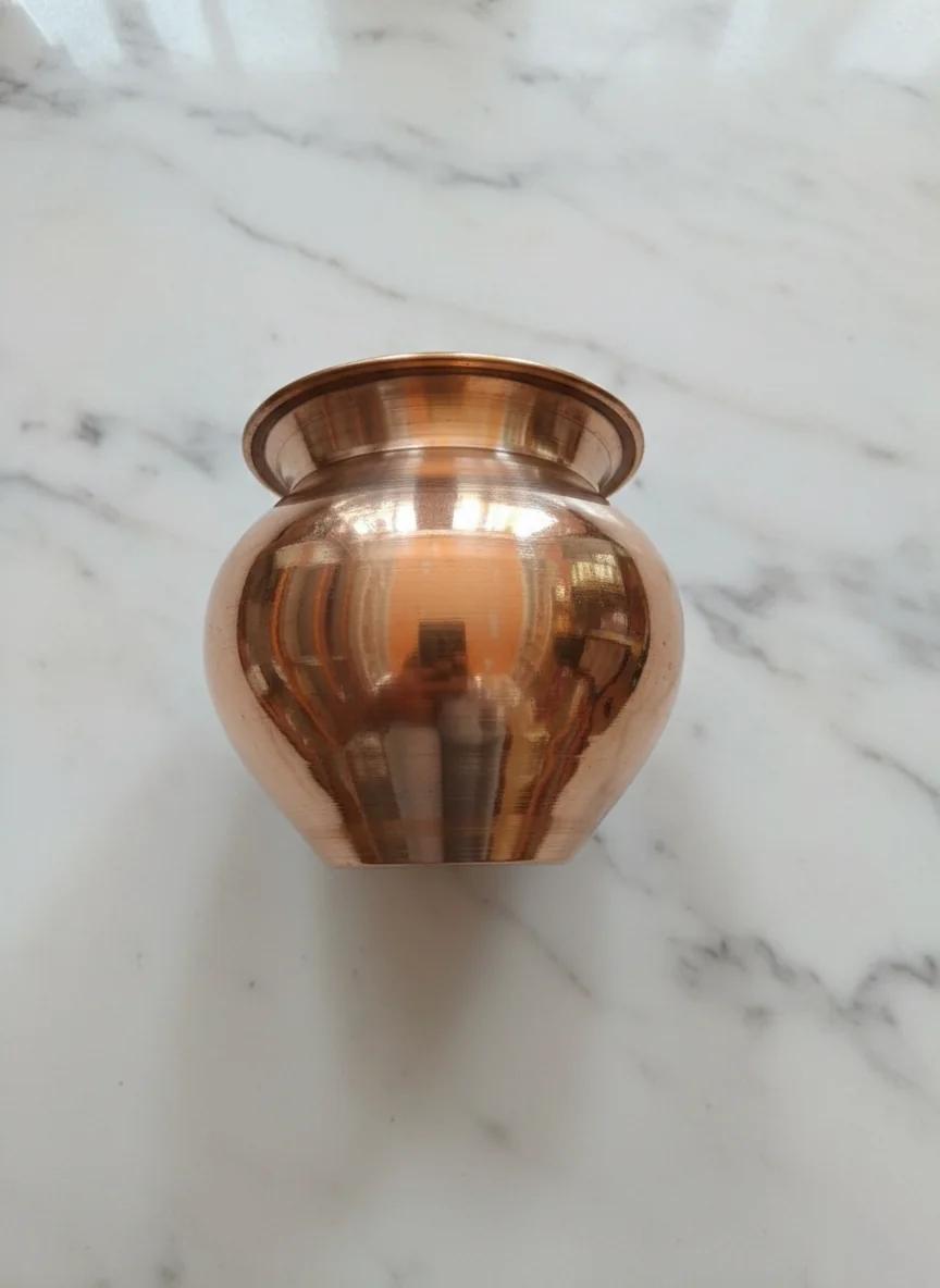 VPH Gift Store Premium Raagi Kalasam for Spiritual Rituals & Temple Use