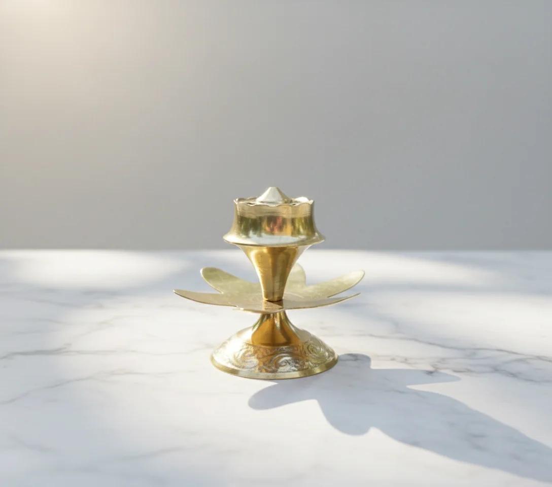 VPH Gift Store Elegant Agarbathi Stand for Temple & Religious Rituals