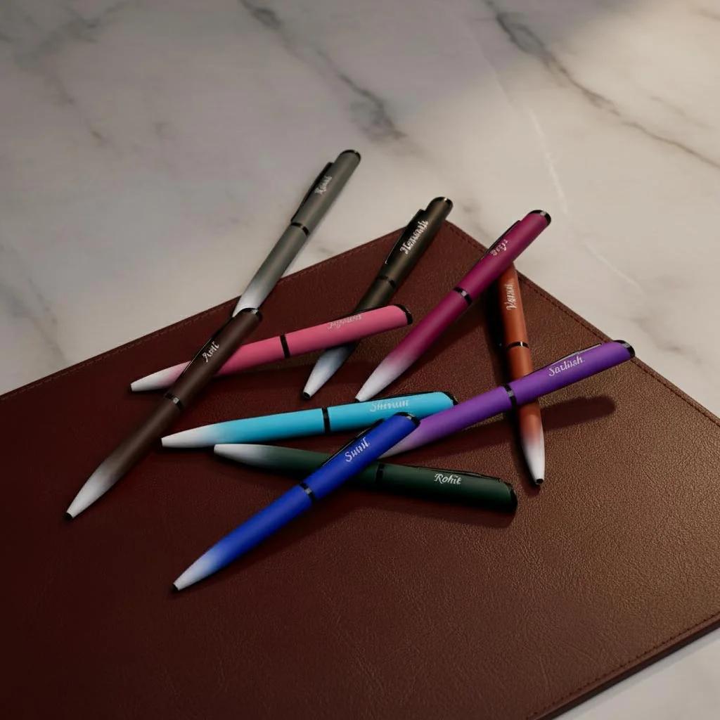 Zpics Personalized Metal Pen with Name and Stylish Gift Box