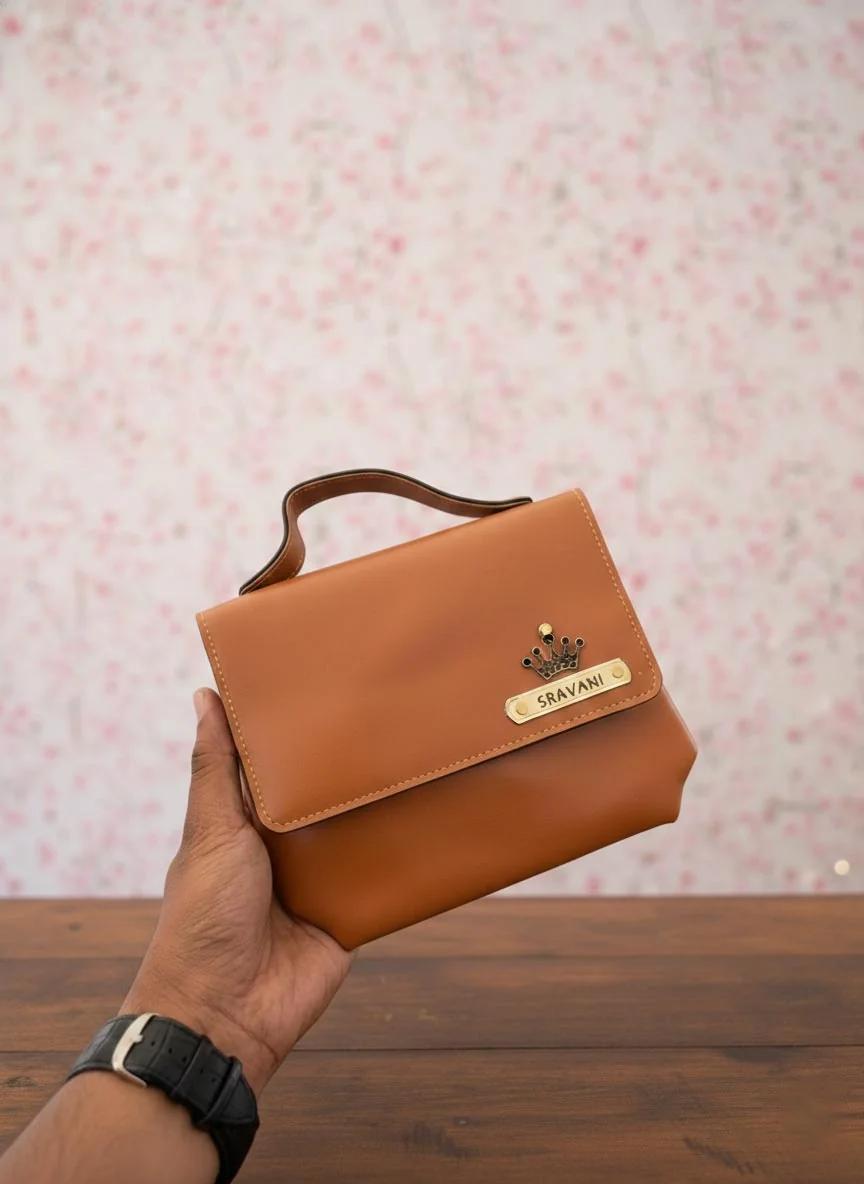 Zpics Unique Custom Sling Bags with Personalized Name and Design