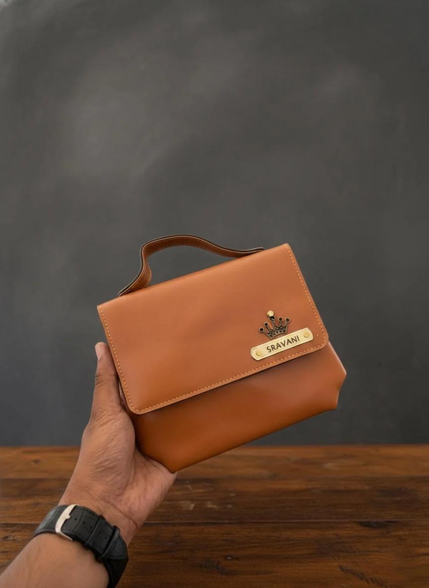 MH Decors Personalized Custom Sling Bags with Name and Design