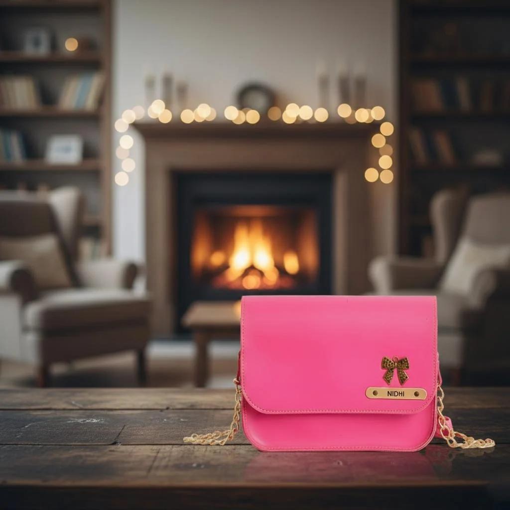 MH Decors Stylish Pink Sling Bags for Women Ideal for Casual Outings