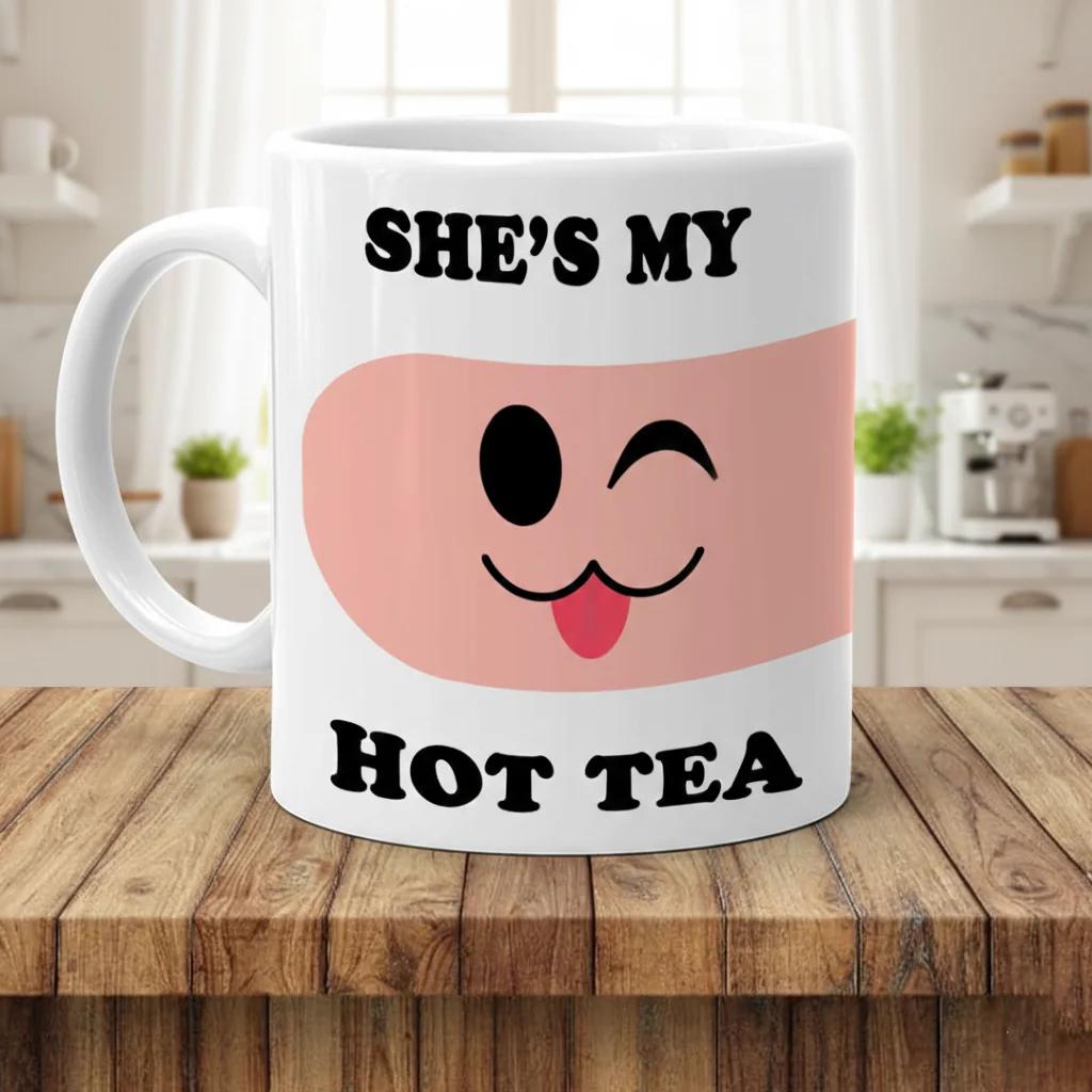 Zpics Personalized Shes My Hot Tea Coffee Mug for Loved Ones
