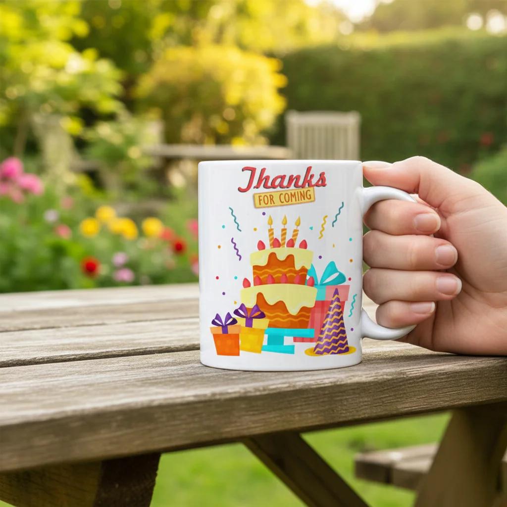 Zpics Custom Printed Coffee Mug Return Gift Idea for Parties