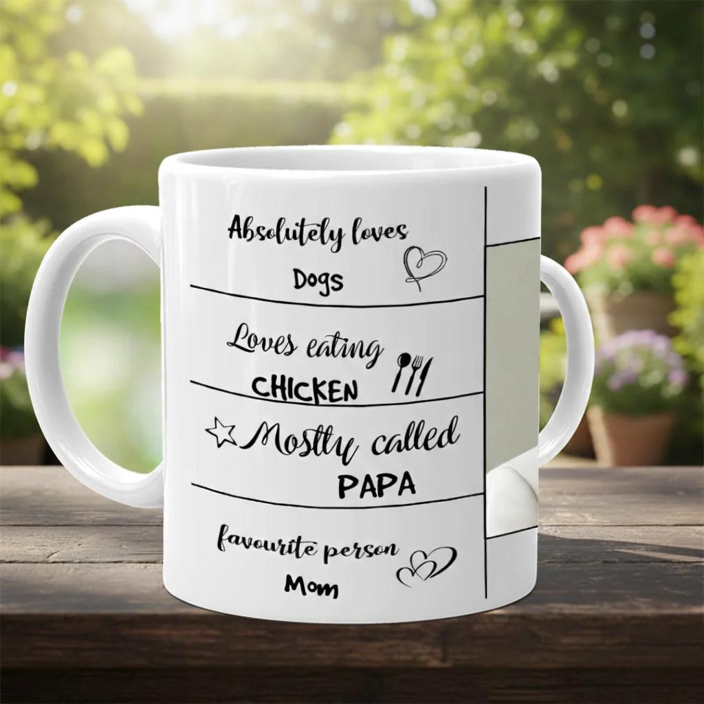 MH Decors Personalized Dads Birthday Coffee Mug for Father