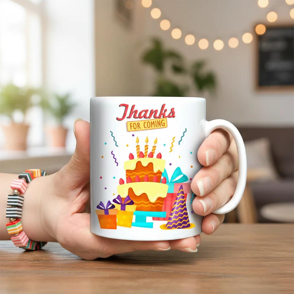 MH Decors Special Coffee Mug Return Gift for Guests at Birthday or Occasion